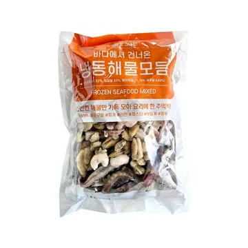 아토 해물모듬 600g 냉동 (오징어/홍합살/바지락살/새우살)