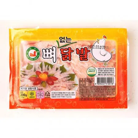 국내산 무뼈닭발 도시락 업소용 냉동 200g