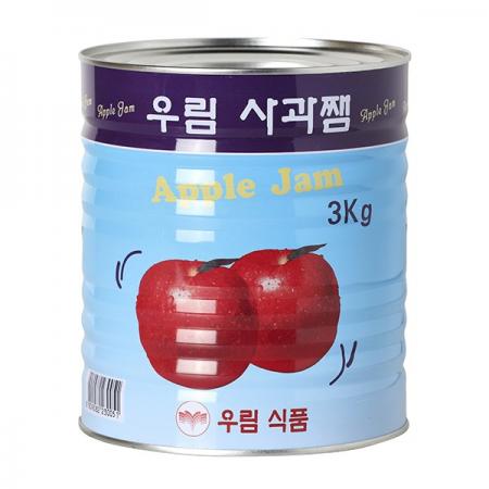 우림 사과쨈 3kg 캔