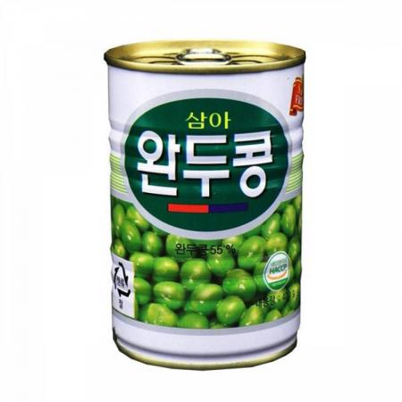 삼아 완두콩 400g 캔
