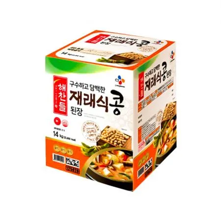 해찬들 구수하고 담백한 재래식 된장 골드 14kg