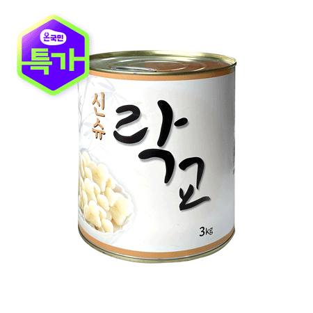 신슈 락교(캔) 3kg