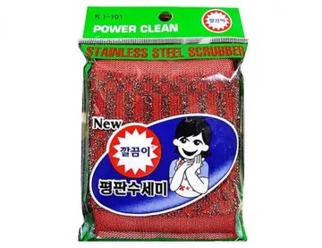 깔끔이 수세미 평판 올스테인리스 (100X135)