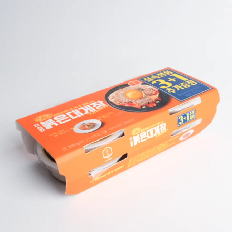 설래담 더진한 붉은대게장 320g (80g*4ea) 이미지