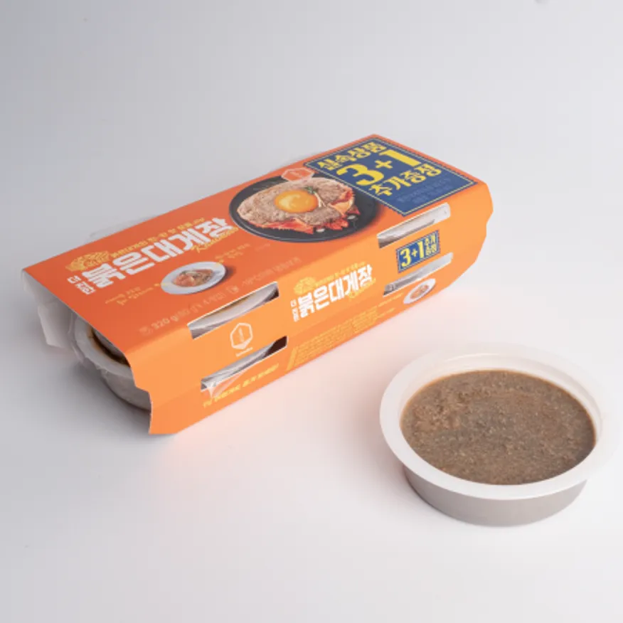 설래담 더진한 붉은대게장 320g (80g*4ea) 이미지