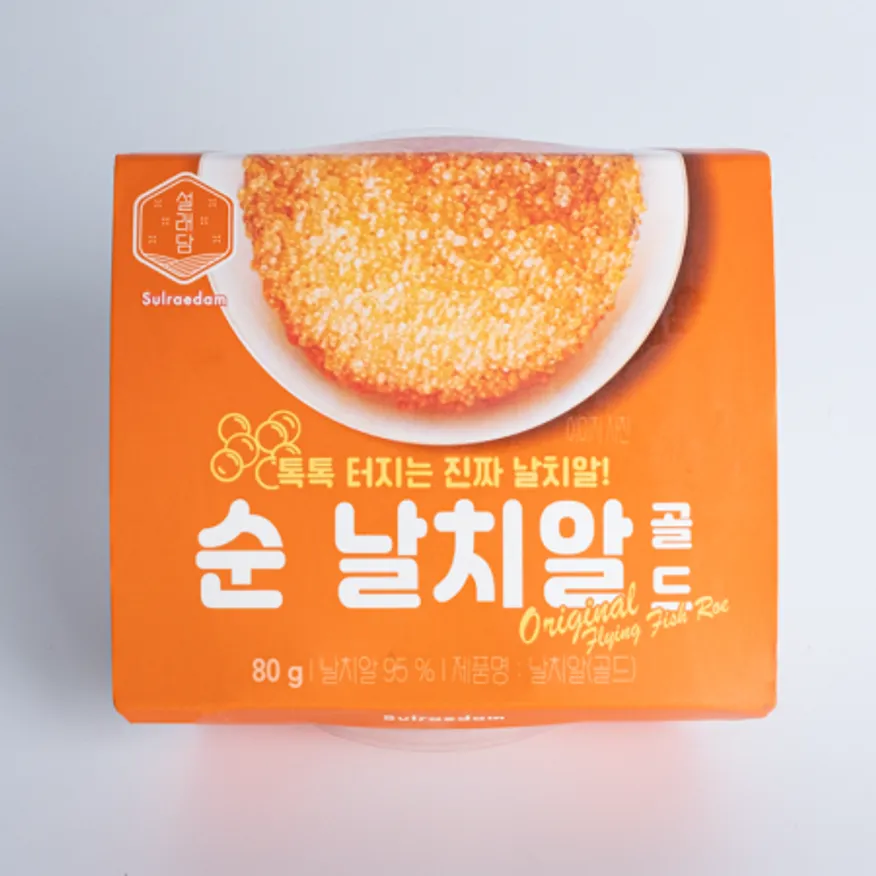 설래담 순 날치알 골드 80g 이미지