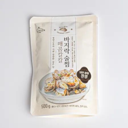 고래미 매콤칼칼 바지락술찜 500g