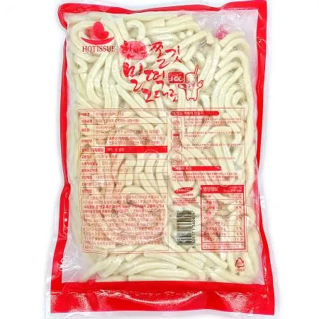 위드쿡 쫄깃 밀떡 그대로 누들 떡볶이 5kg(1kgx5개) 이미지
