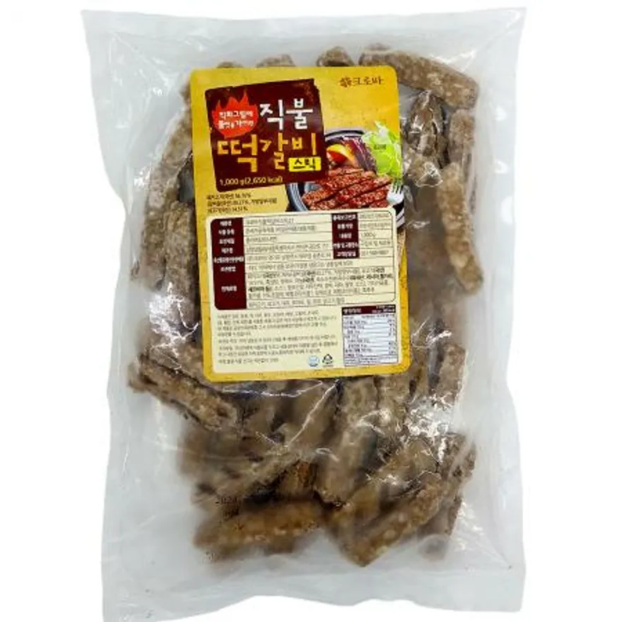 크로바 직불 떡갈비 스틱 1Kg 이미지
