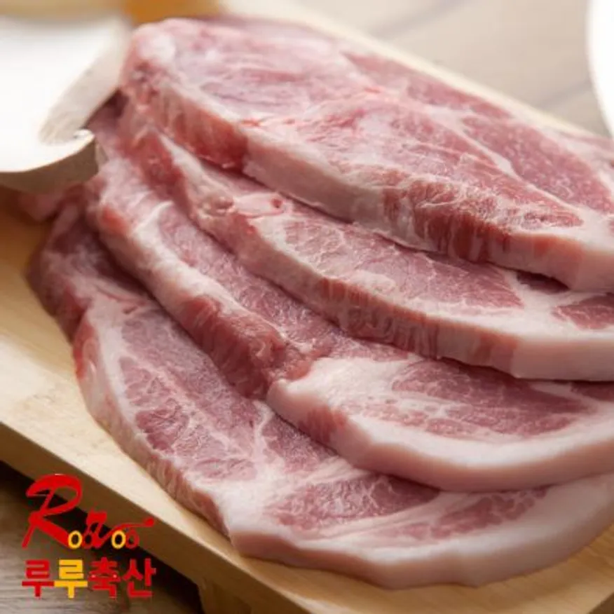 생목살 구이용 500g (국내산 냉장 돼지고기) 이미지