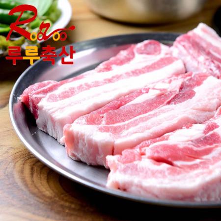 생삼겹살 숯불구이 500g (국내산 냉장 돼지고기) 이미지