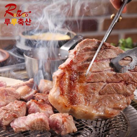 생목살 숯불구이용 500g (국내산 냉장 돼지고기) 이미지