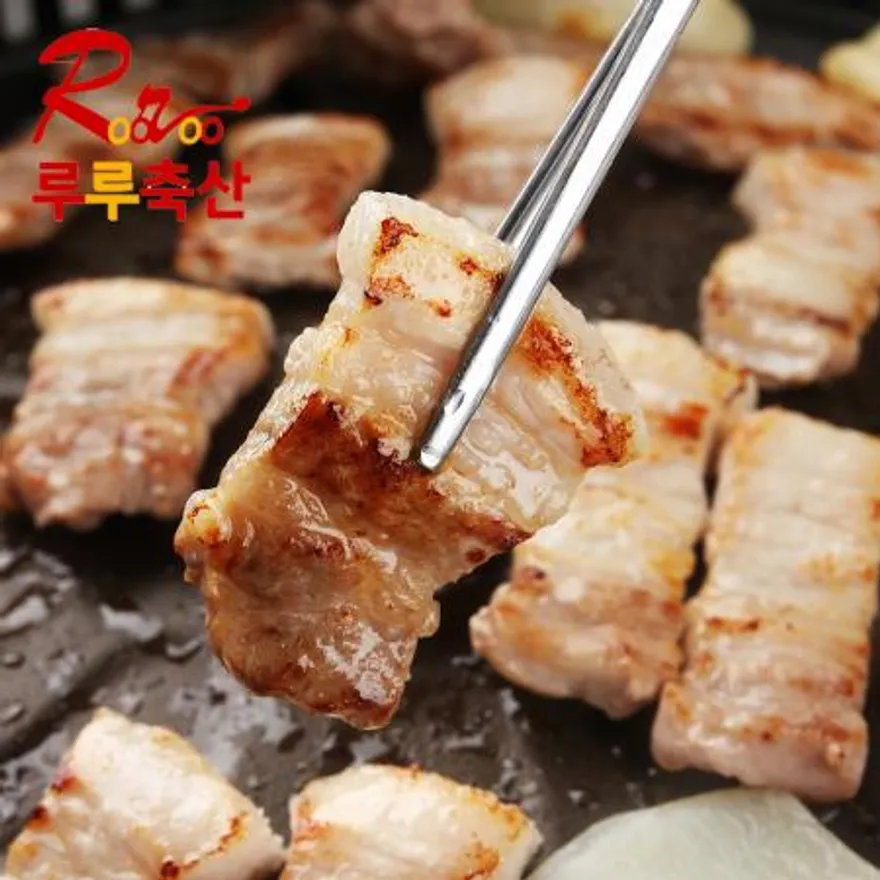 생삼겹살 구이용 500g (국내산 냉장 돼지고기) 이미지