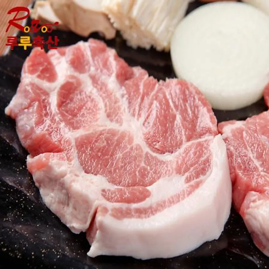 생목살 숯불구이용 500g (국내산 냉장 돼지고기) 이미지