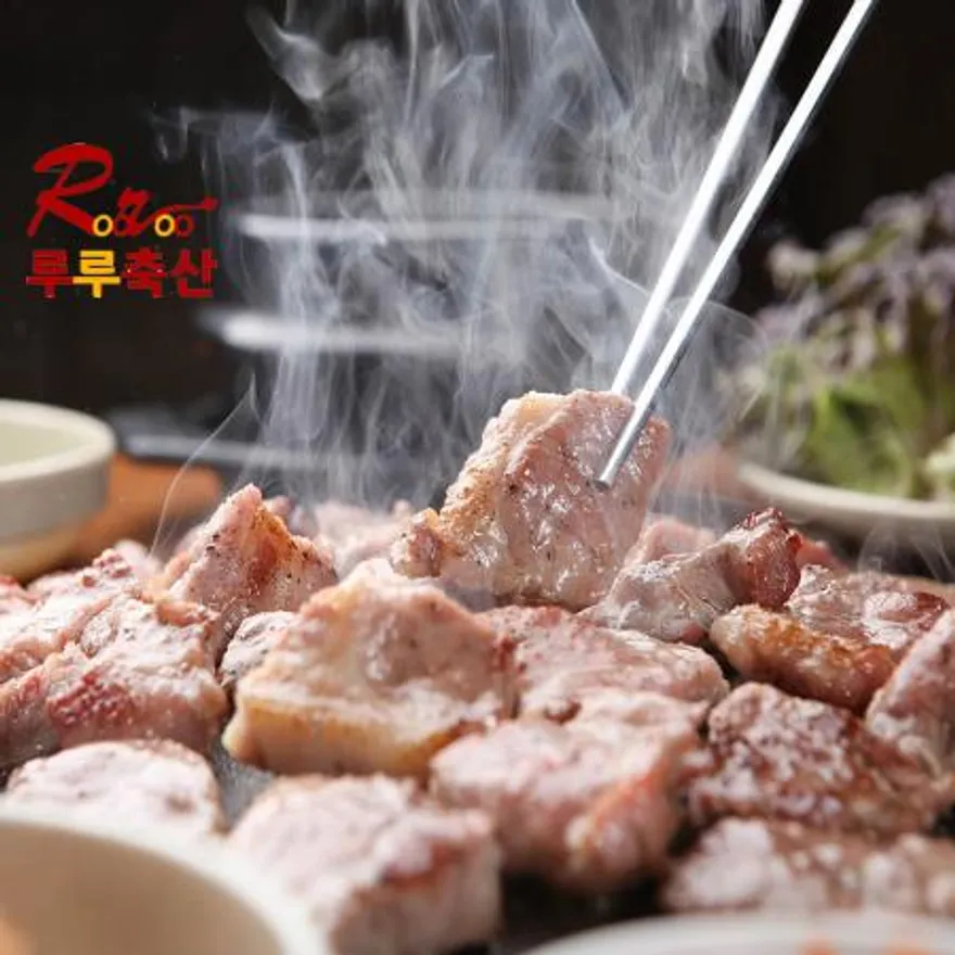 생목살 숯불구이용 500g (국내산 냉장 돼지고기) 이미지