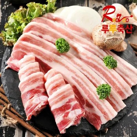 생삼겹살 구이용 500g (국내산 냉장 돼지고기)