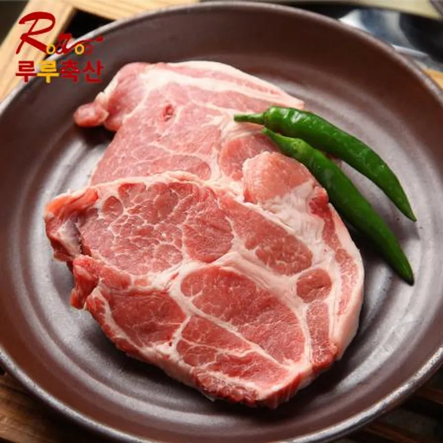 왕목살(돈목전지) 구이용 500g (미국산) 이미지