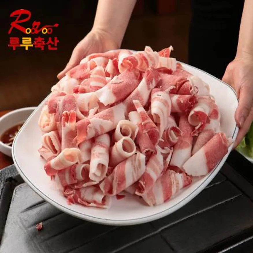 대패 삼겹살(슬라이스 진공) 1+1 총 1kg (오스트리아산) 이미지