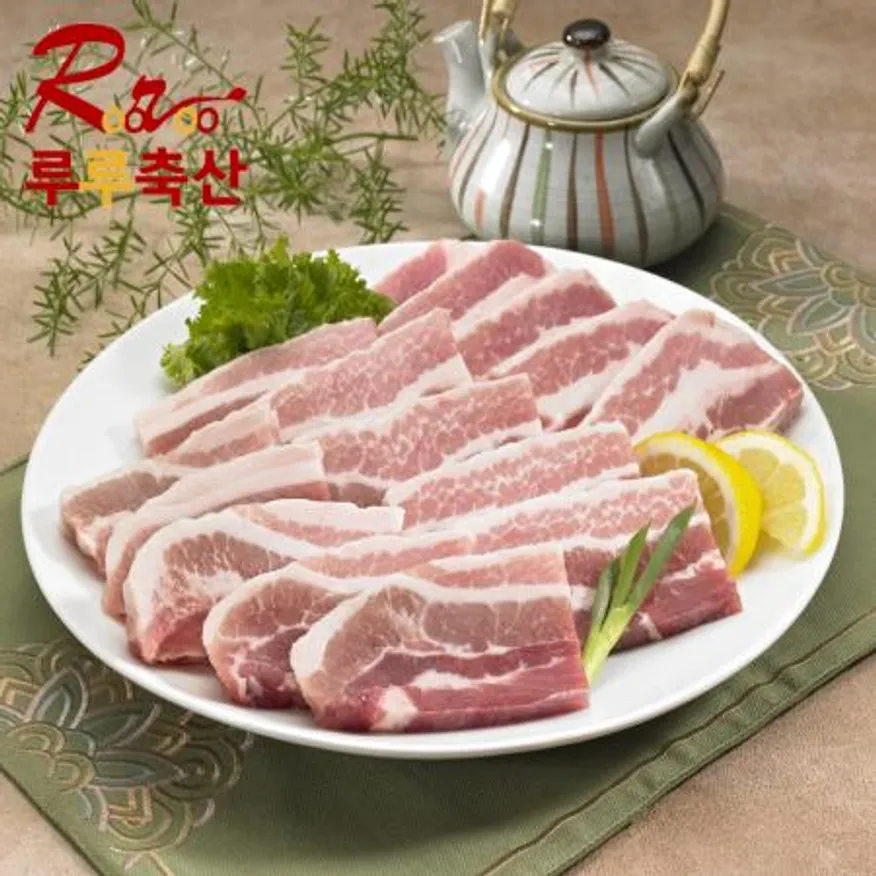 생삼겹살 구이용 500g (국내산 냉장 돼지고기) 이미지