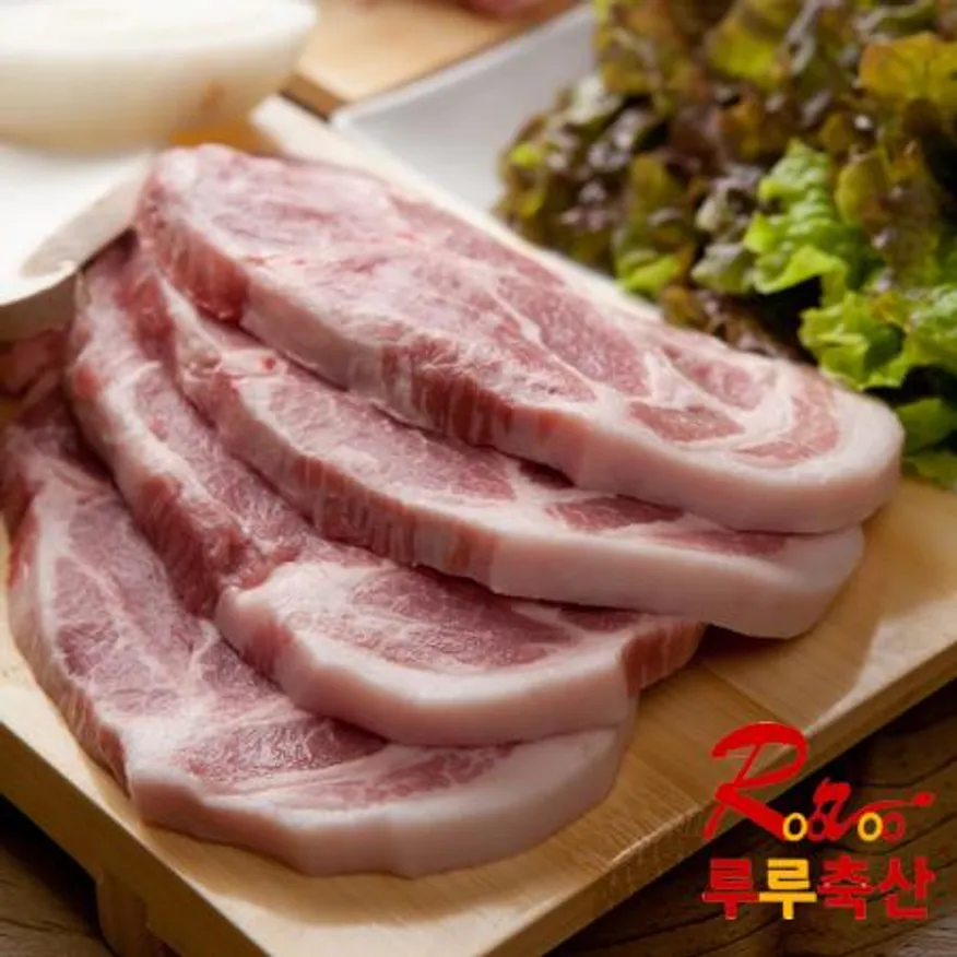 생목살 구이용 500g (국내산 냉장 돼지고기) 이미지