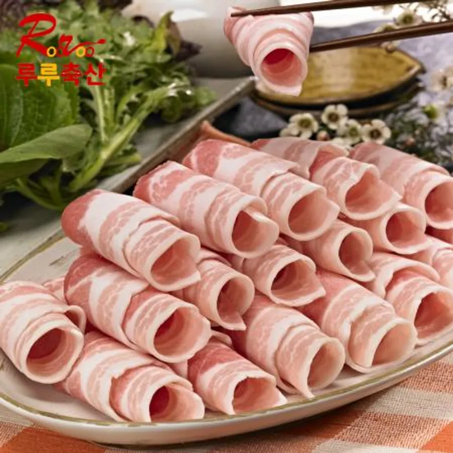 대패 삼겹살(슬라이스 진공) 1+1 총 1kg (오스트리아산) 이미지