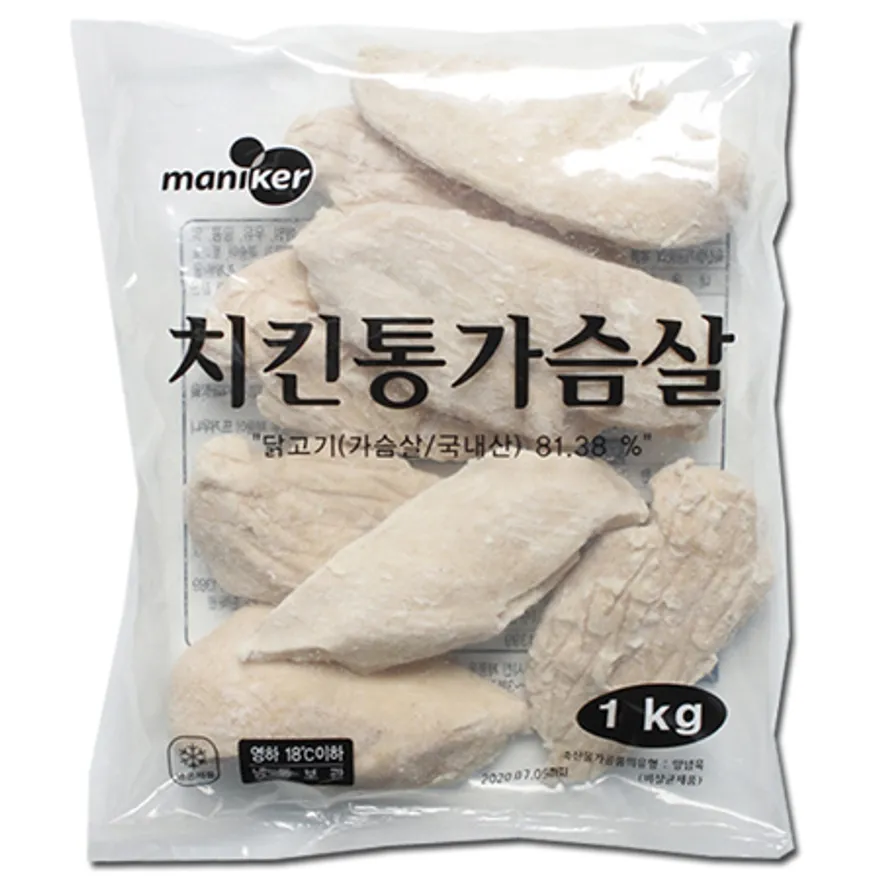 마니커 닭가슴살 1kg 이미지