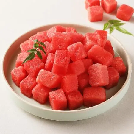 냉동 수박다이스 1kg *면세_화채,카페음료,슬러시,에이드,간식,안주,주점