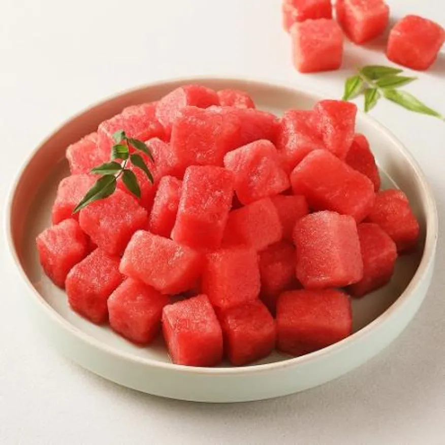 냉동 수박다이스 1kg *면세_화채,카페음료,슬러시,에이드,간식,안주,주점 이미지