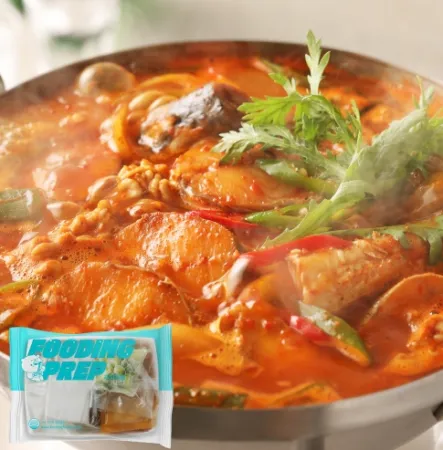 푸딩프렙 얼큰동태탕 600g 밀키트 술안주 식사 간편식