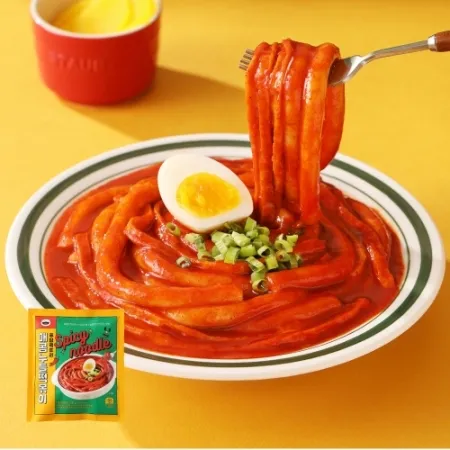 매콤 누들떡볶이500g 떡볶이 밀키트 분식 야식 술안주 호프