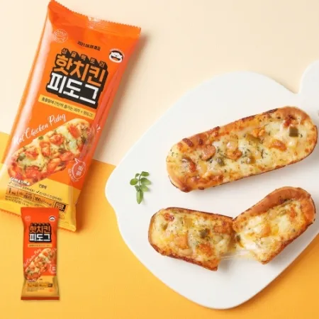 핫치킨 피도그 100g pc방 키즈카페 캠핑 미니피자