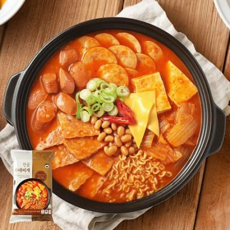 전골부대찌개 410g_제조사변경 스펙 패키지 변경_포차 주점 안주 국 탕 식당 캠핑 이미지