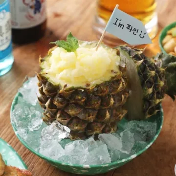 파인애플샤베트 150ml_샤베트 술안주 호프 펍 포차 디저트 아이스크림