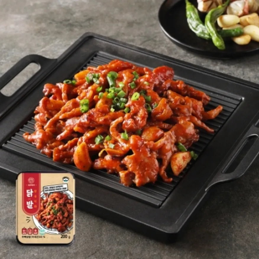 참숯 직화 닭발 200g 호프 술안주 밀키트 야식 이미지