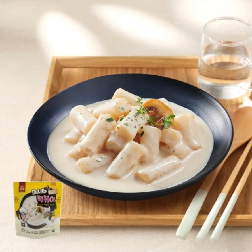 마시따크림떡볶이 200g 간식 밀키트 전자레인지 간편식 이미지