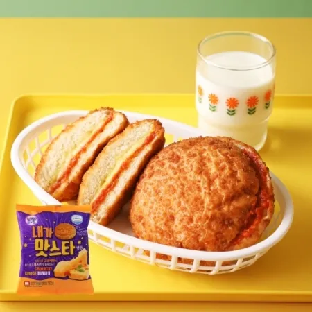 내가맛스타 130g 햄버거 간식 pc방 야식