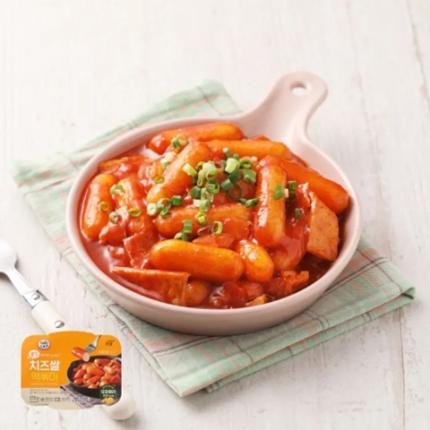 치즈쌀떡볶이 270g 간식 간편식 밀키트 전자레인지 이미지