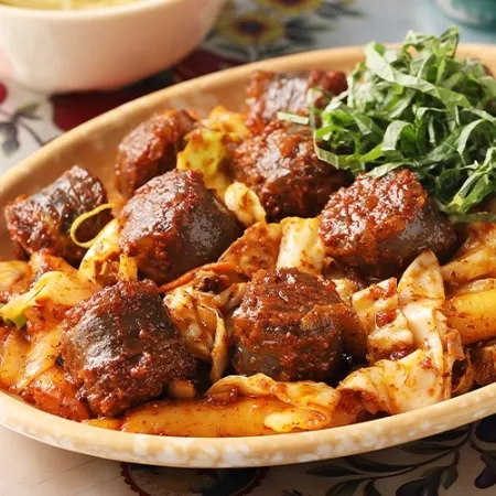 푸딩프렙 매콤 순대볶음 470g 술안주 밀키트 호프 야식 이미지