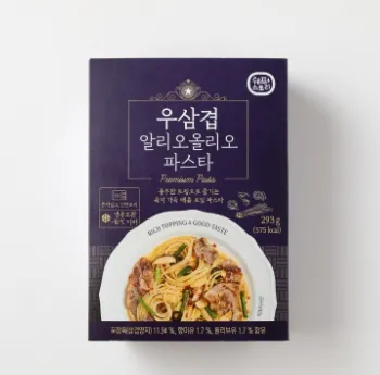 우삼겹 알리오올리오 파스타 293g 밀키트 술안주 스파게티 전자레인지 이미지