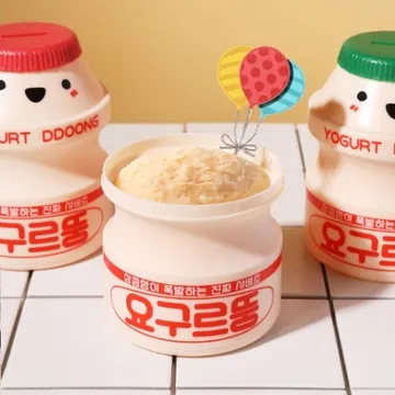 뚱요구르트 샤베트 350ml 호프 주점 카페 디저트 업소용 요구르뚱