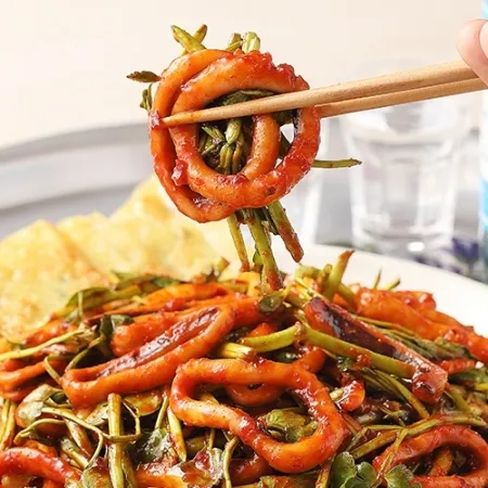 푸딩프렙 대구식 오징어초무침 390g 술안주 호프 주점 포차