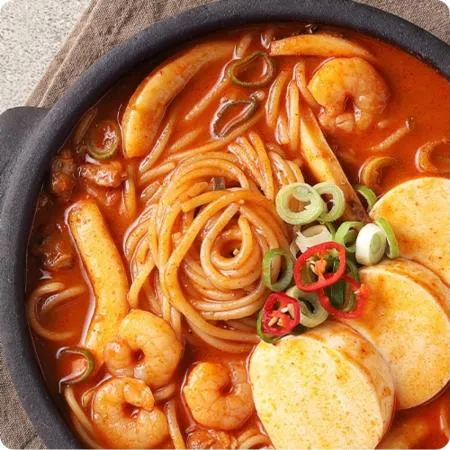 푸딩프렙 해물쫄면순두부용 키트 450g 밀키트 술안주 식사 간편식