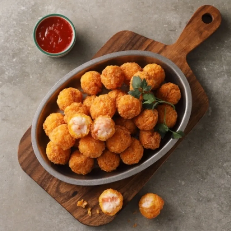 통살새우볼 1kg_호프 포차 주점 안주 튀김 사이드 간식 푸딩팩토리 이미지