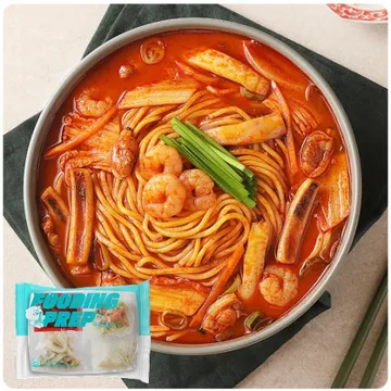 푸딩프렙 해물짬뽕 390g 술안주 포차 중식 밀키트