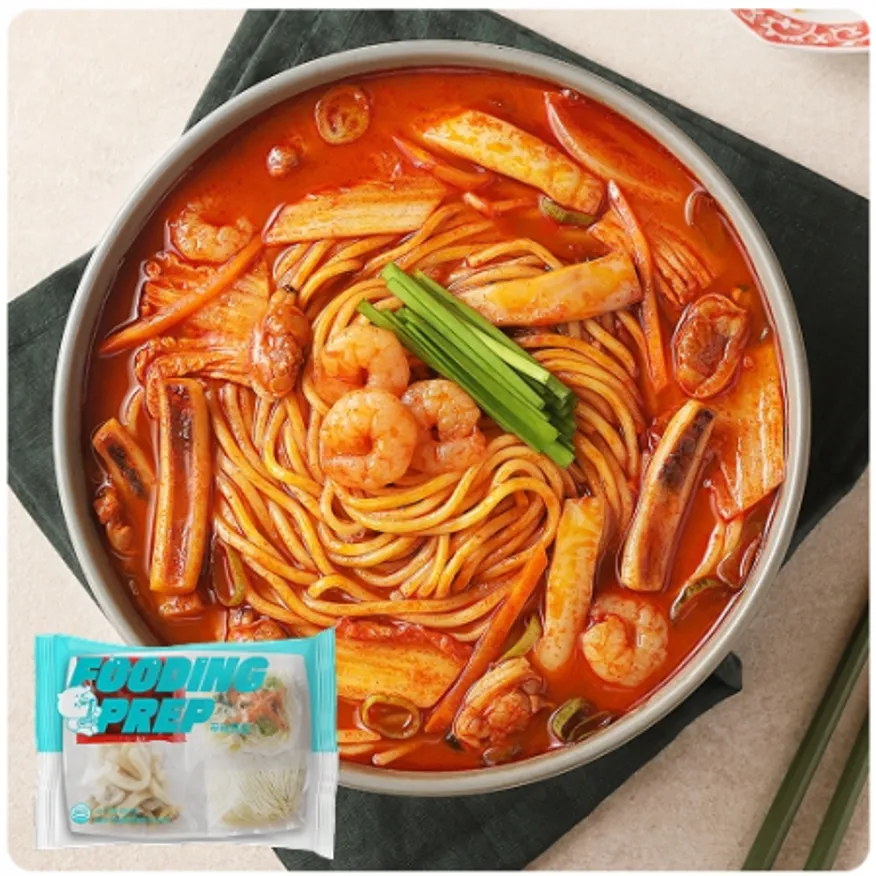 푸딩프렙 해물짬뽕 390g 술안주 포차 중식 밀키트 이미지