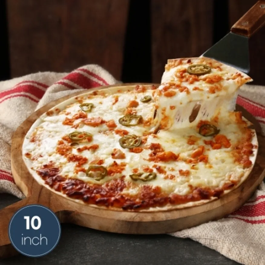 핫치킨 씬크러스트피자 10인치 360g 술안주 호프 밀키트 간편식 간식 이미지