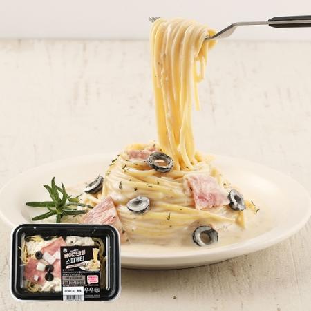 베이컨크림 스파게티 290g_스파게티 밀키트 간식 pc방 야식