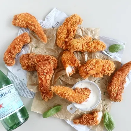 케이준치킨텐더 1kg 술안주 샐러드 호프 이미지