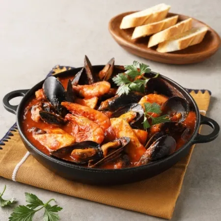 토마토해물스튜 650g 밀키트 레스토랑 주점 카페 에그인헬 이미지