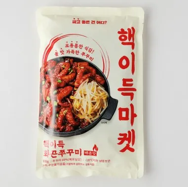 핵이득 화끈쭈꾸미 매운맛 500g 안주 주꾸미 주점 밀키트